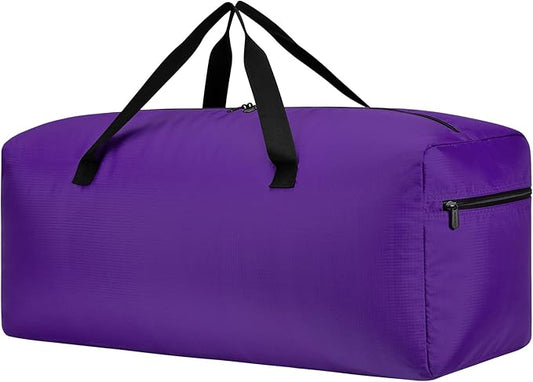 Foldable Duffel Bag 30" / 75L Lightweight with Water Rresistant for Travel-Purple