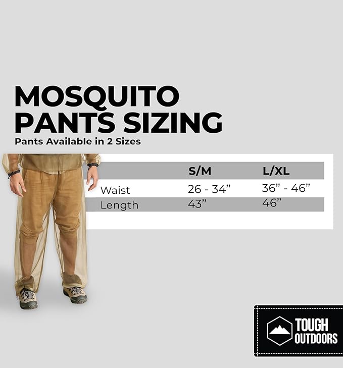 Tough Outfitters Mosquito Suit Jacket - Mosquito Repellent Clothing for Men & Women - Insect, Bug Proof Net Mesh Jacket for Gardening & Outdoor - Protection from Flies, Tick, Gnats