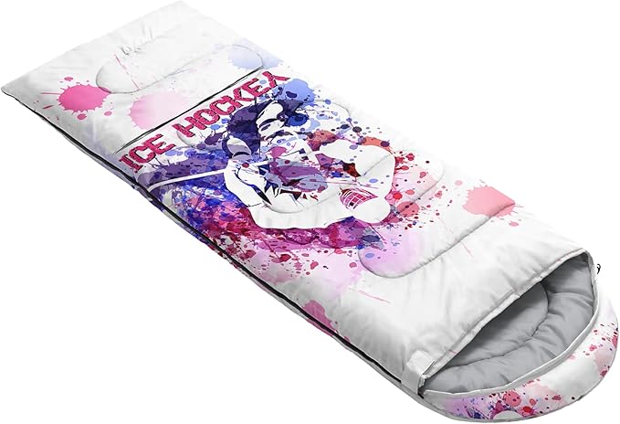 QOOMO Camping Sleeping Bags,3 Season Warm & Cool Weather,Lightweight,Waterproof Sleeping Bags for Adults & Kids,Traveling,and Outdoors,Camping Gear Equipment