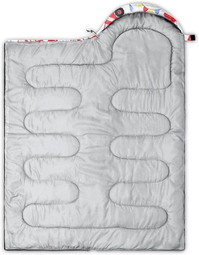 QOOMO Camping Sleeping Bags,3 Season Warm & Cool Weather,Lightweight,Waterproof Sleeping Bags for Adults & Kids,Traveling,and Outdoors,Camping Gear Equipment