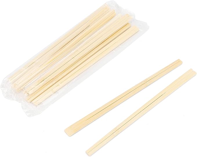 MANCHAP 500 Pairs 8 Inch Disposable Chopsticks, 20cm Bamboo Chopsticks Bulk, Chinese Wood Chop Sticks for Eating, Catering, Takeaway
