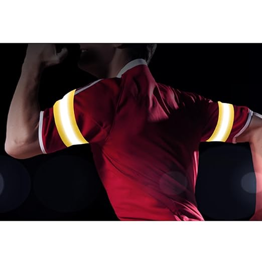 4PCS Reflective Wrist Strap 4x1.5cm Running Safety Gear Reflective Wristbands High Visibility Bike Ankle Bands Reflector Armband Self-Adhesive Reflective Bands for Walking,Night Sports Black