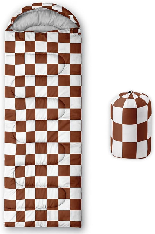 Sleeping Bags for Adults and Kids Backpacking Camping Sleeping Bags for Girls and Boys Lightweight Waterproof Cold/Warm Sleeping Bag for All Season