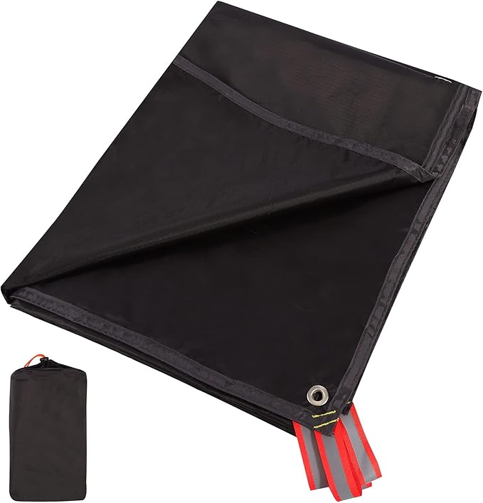 REDCAMP Ultralight Tent Footprint for 6 Person Tent, Multifunctional Waterproof Camping Tent Tarp for Camping, Hiking and Survival Gear, Lightweight,95"x116"