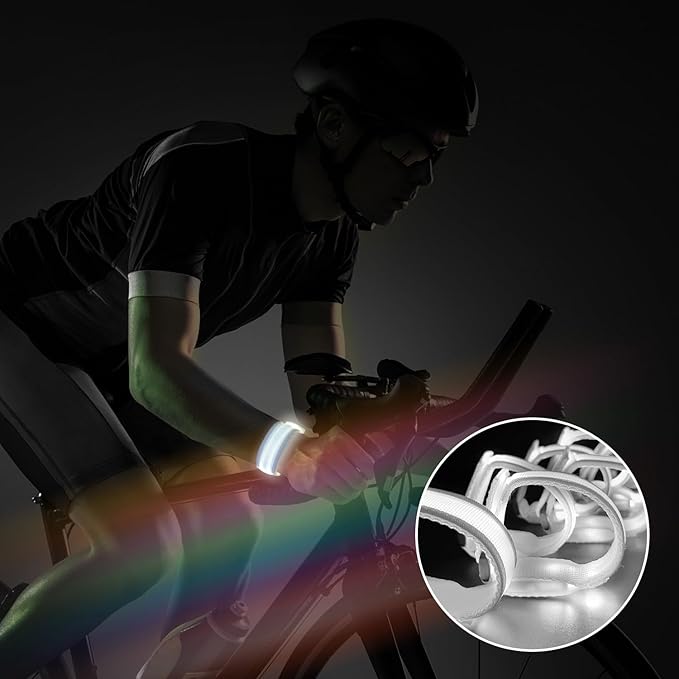 M.best 8pcs LED Light Up Bracelets Glow Flashing Wristbands Glow in The Dark Party Supplies for Wedding, Raves, Concert, Camping,Sporting Events, Party