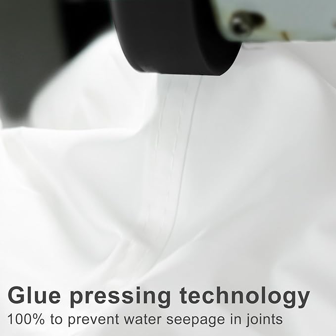 LOVE STORY Waterproof 10'x13' Rectangle White Sun Shade Sail Cannoy UV Resistant for Outdoor Patio Garden Backyard (We Make Custom Size)