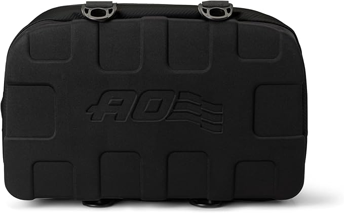 AO Coolers Stow N' Go Cooler, Low-Profile, Leakproof with High-Density Insulation, Holds Ice for 24 Hours, HD Carbon Black, 38 Pack