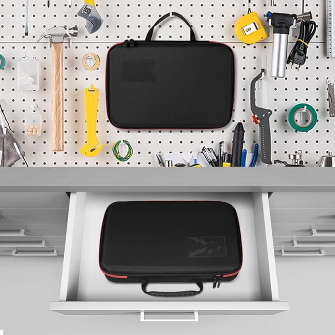 Battery Organizer Storage Holder Case with Tester,Battery Vault Box Container Carrying 9V Keeper for Garage Organization Holds 200+ Batteries AA AAA C D