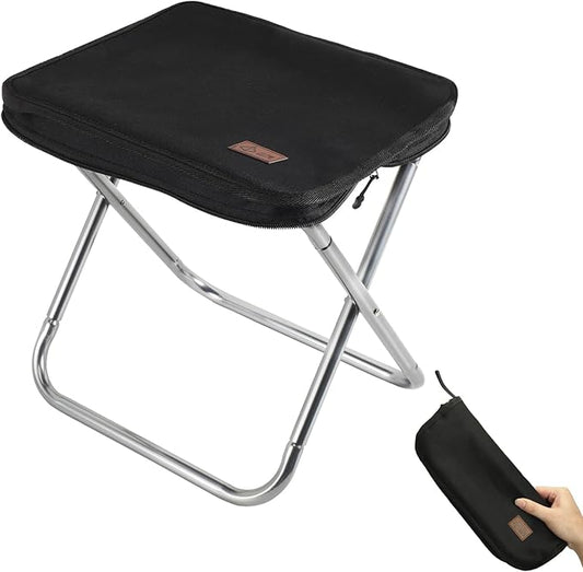 Camping Stool，Portable Foldable Stool Adult Collapsible Chairs for Fishing Outdoor Hiking 300 LBS Load