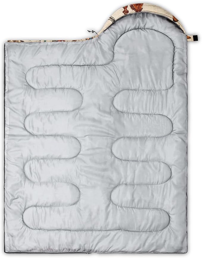 Camping Sleeping Bags Warm & Cool Weather Waterproof Backpacking Sleeping Bag All Seasons Camping, for Adult Kids Boy Girls Camping Gear Equipment, Traveling