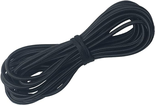 1/4" x 10' Bungee Shock Cord - Elastic Nylon Cords Kayak Stretch String Rope & Tie Down Trailer Strap, Marine Grade…