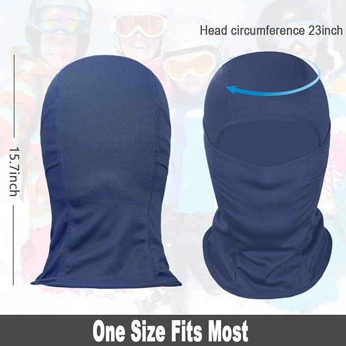 Achiou Ski Mask for Men Women, Balaclava Face Cover, Shiesty Mask UV Protector Lightweight for Motorcycle Snowboard