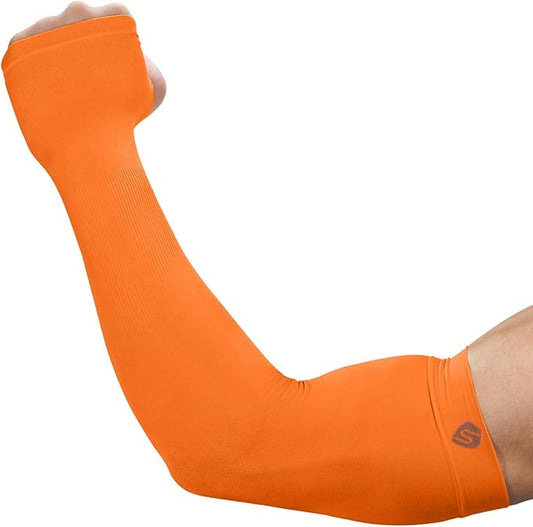 Arm Sleeves for Men Women UV Sun Protection Compression Arm Warmer Tattoo Cover Up, Sports Golf Cooling Sleeves