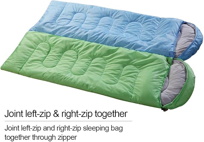 FARLAND Sleeping Bags 30℉ for Adults Teens Kids with Compression Sack Portable and Lightweight for 3-4 Season Camping, Hiking,Waterproof, Backpacking and Outdoors