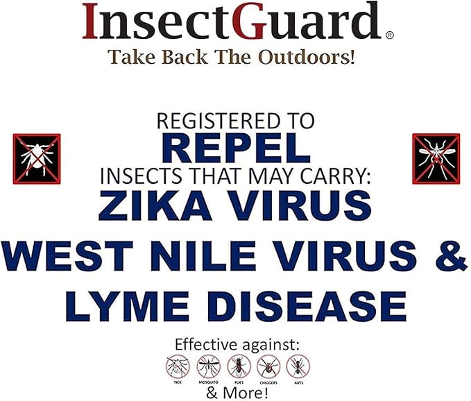 Permethrin Treated Repels Tick Mosquitoes Flies Chiggers & More Insect Repellent Complete 1 Packages