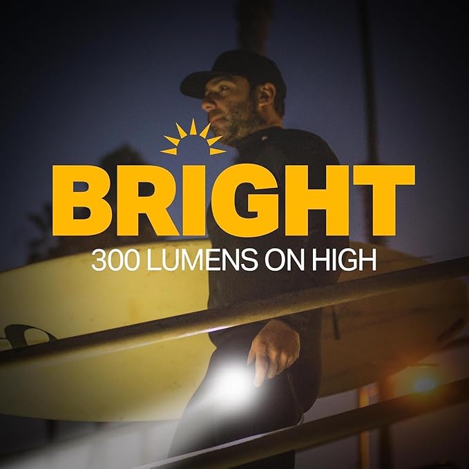 LUXPRO LP290V3 LED Flashlight - Bright 300 Lumens with 3 Light Modes - Aircraft-Grade Aluminum with IPX4 Waterproof Protection & Patented TackGrip - Camping, Outdoor, Home - Batteries Included 6 Pack