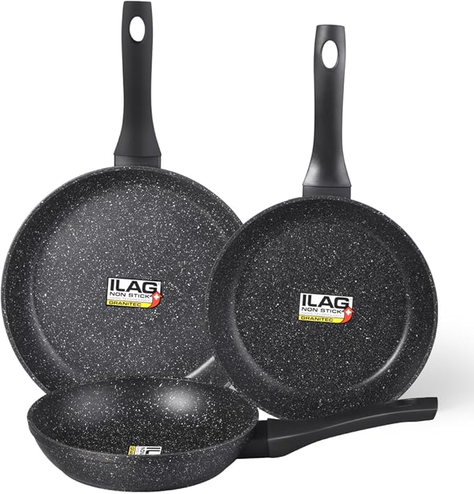 Non Stick Frying Pans,Healthy Stone Cookware,Deep Frying Pan Skillet,Omelette Pan,Nonstick Cooking Egg Pans，PFOA-free Non Toxic Frying Pan (11 Inch)