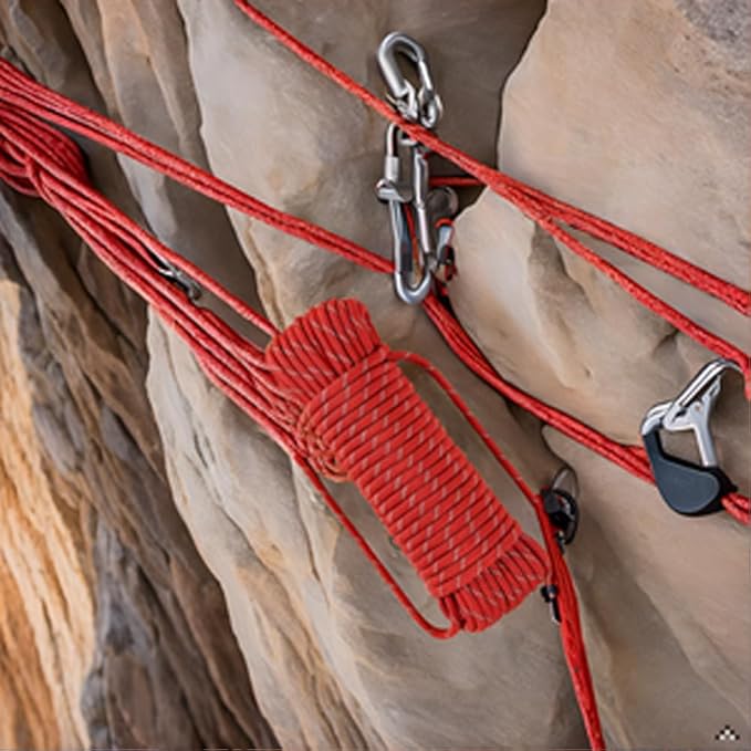 Multi-Purpose Climbing Rope - 8/10/12mm x 5/10/20/30m, Ideal for Rappe ...