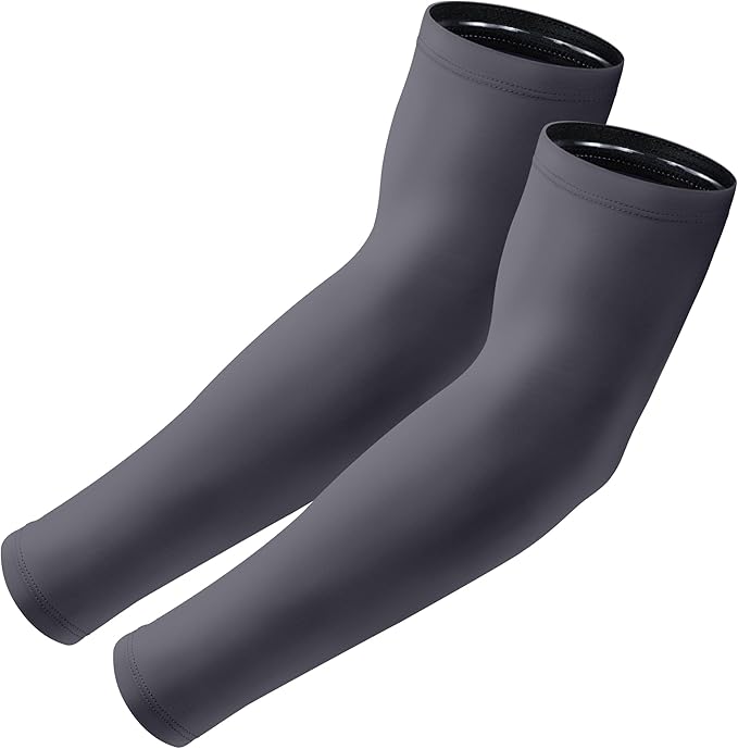 Arm Sleeves, UV Sun Protection Sports Non Slip Compression Cover for Men/Women