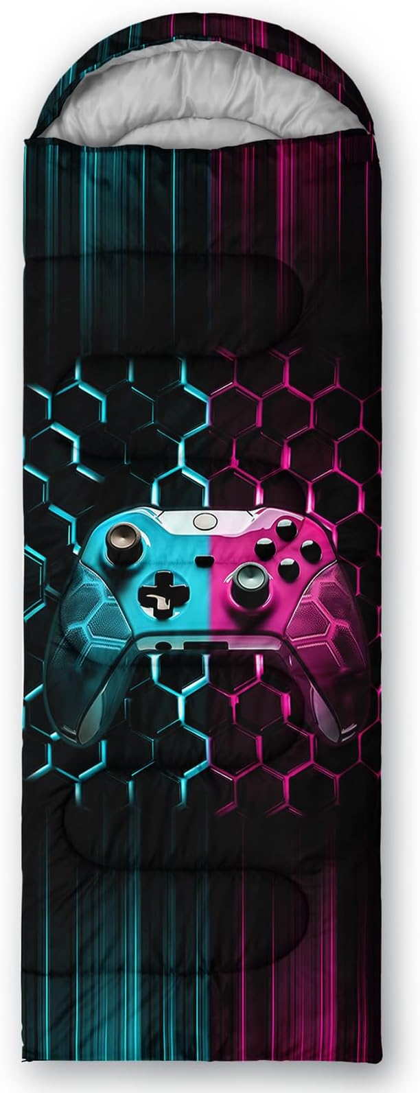 QOOMO Camping Sleeping Bags,3 Season Warm & Cool Weather,Lightweight,Waterproof Sleeping Bags for Adults & Kids,Traveling,and Outdoors,Camping Gear Equipment