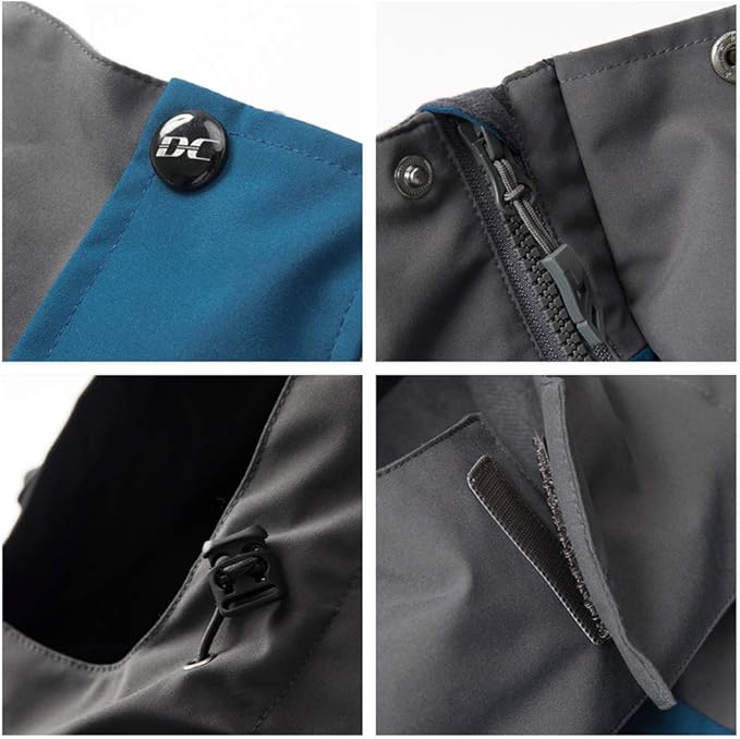 Diamond Candy Men's Hooded Waterproof Jacket Lightweight Rain Jacket Outdoor Casual Sportswear