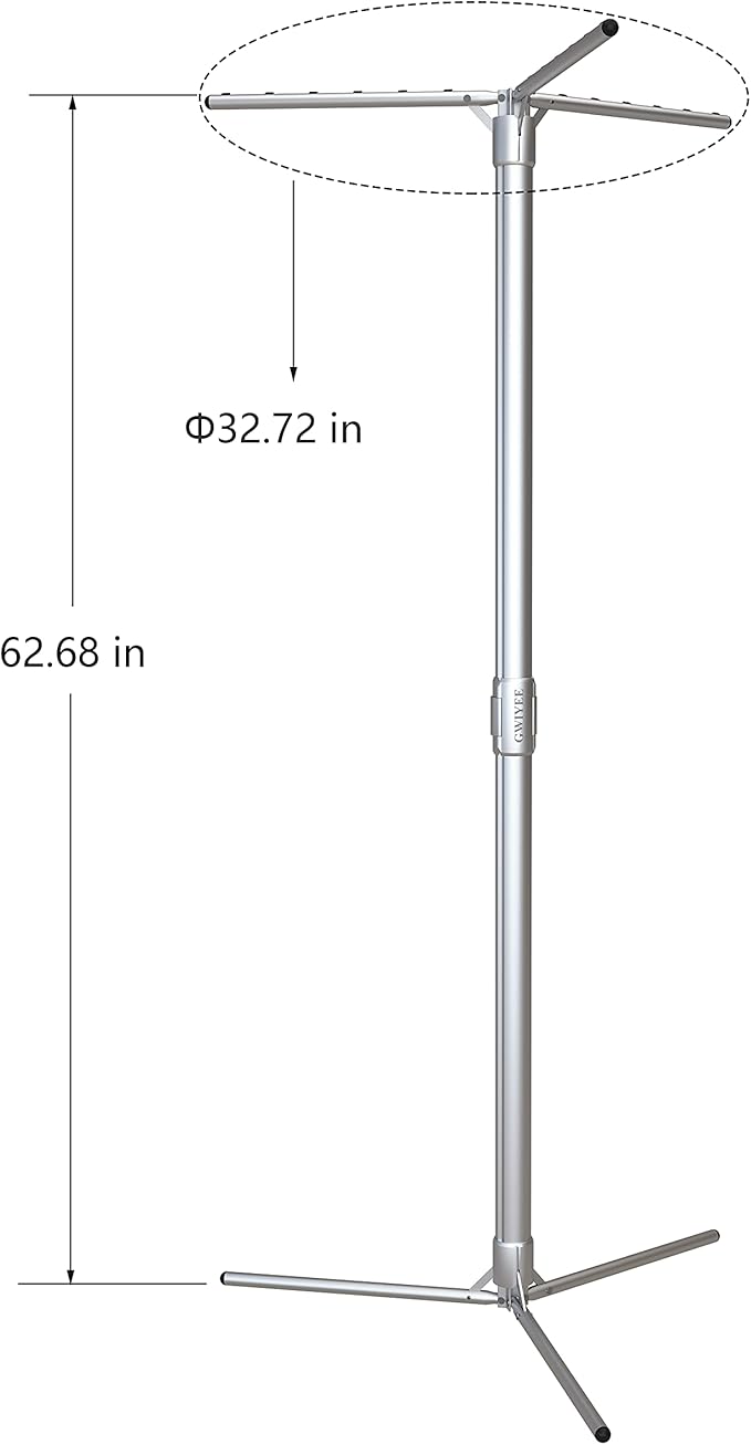 Aluminum Foldable Portable Clothes Drying Rack