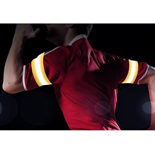 4PCS Reflective Wrist Strap 4x1.5cm Safety Gear Reflective Wristbands High Visibility Bike Ankle Bands Reflector Armband Self-Adhesive Reflective Bands for Walking,Night Sports Royal Blue