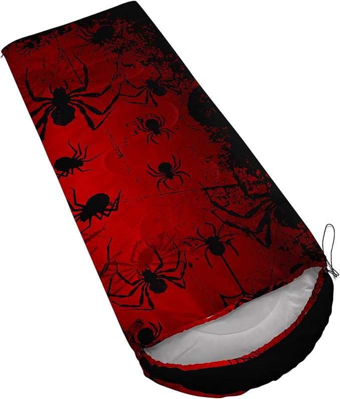 QOOMO Camping Sleeping Bags,3 Season Warm & Cool Weather,Lightweight,Waterproof Sleeping Bags for Adults & Kids,Traveling,and Outdoors,Camping Gear Equipment