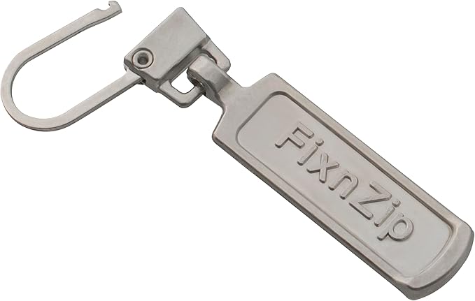 FixnZip FixATent: A Repair Kit Kit Includes Tent Pole splints, Shock Cord, Replacement Zipper Slider, Screen Patches, Fabric Repair Tape, Duct Tape, and Carabiner.