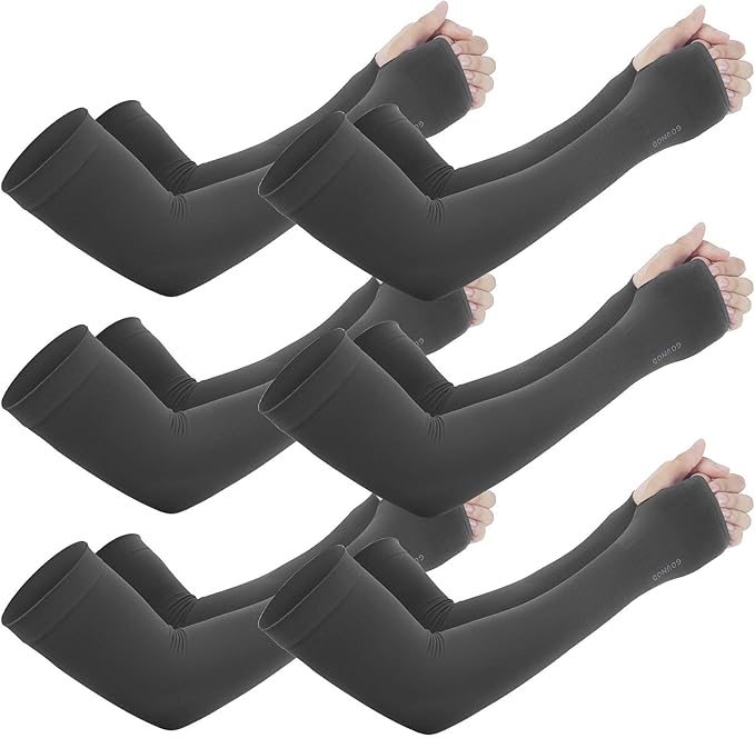 GOUNOD Gardening Sleeves to Cover Arms for Women with Thumb Holes-Sun Protection SPF Cooling Driving UV Blocking