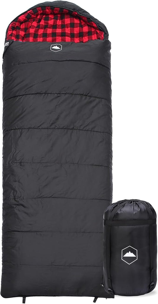 Tough Outdoors Sleeping Bags for Adults & Kids Sleeping Bags Girls Boys Teens - Camping Sleeping Bag for Backpacking- Cold Warm Weather & Summer Sleeping Bag - Lightweight Waterproof Compact Sleep Bag