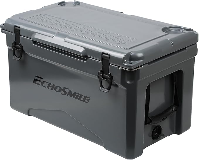 EchoSmile 25/30/35/40/60/75 Quart Rotomolded Cooler, Built to Stand up to The Rigors of The Journey