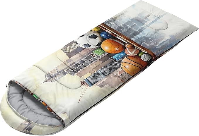 Sleeping Bags for Adults and Kids Backpacking Camping Sleeping Bags for Girls and Boys Lightweight Waterproof Cold/Warm 3-Season