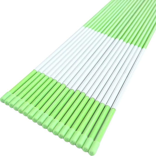 48-Inch Reflective Driveway Markers Driveway Poles for Easy Visibility at Night Driveway reflectors reflectors for Driveway 1/4 Inch Diameter Green, 50 Pack