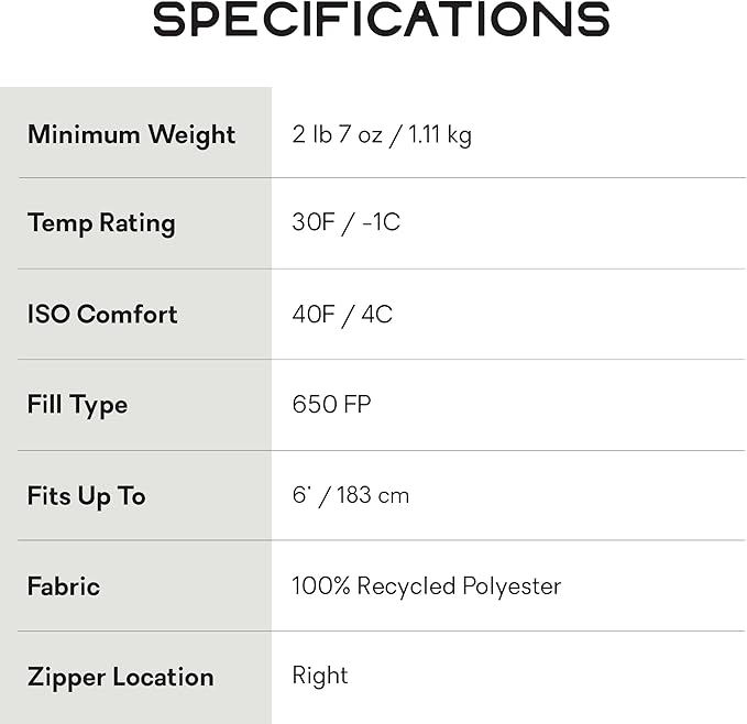 NEMO Equipment Disco Men's & Women's Endless Promise Down Sleeping Bag