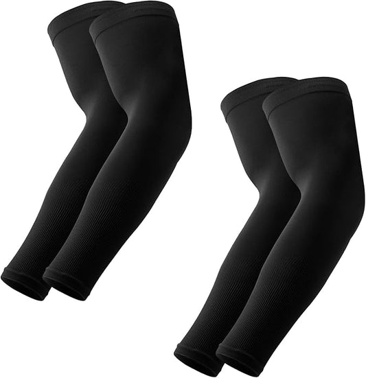 Arm Sleeves for Men Women, UV Sun Protection Compression Cooling Summer Arm Sleeves for Volleyball Basketball Sports