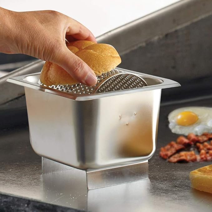 Stainless Steel Butter Spreader, Griddle Butter Roller Saver That Can Hold 3 Sticks of Butters, Butters Spreader Wheel for Breakfast, Tailgating, Picnics, Camping, Griddle Tools by Chef Master - 90021