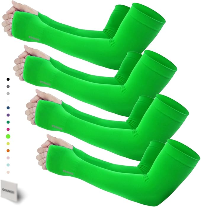 GOUNOD Gardening Sleeves to Cover Arms for Women with Thumb Holes-Sun Protection SPF Cooling Driving UV Blocking