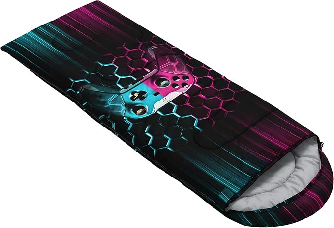 QOOMO Camping Sleeping Bags,3 Season Warm & Cool Weather,Lightweight,Waterproof Sleeping Bags for Adults & Kids,Traveling,and Outdoors,Camping Gear Equipment