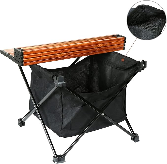 ROCK CLOUD Portable Camping Table Ultralight Aluminum Camp Table with Storage Bag Folding Beach Table for Camping Hiking Backpacking Outdoor Picnic, Small