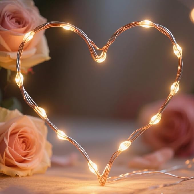 USB Fairy Lights 2 Pack,100 LED Plug in String Lights with 8 Modes for Indoor and Outdoor,Bedroom Decor,Wedding Party Christmas Valentine's Day Wreath DIY Decoration,Warm White