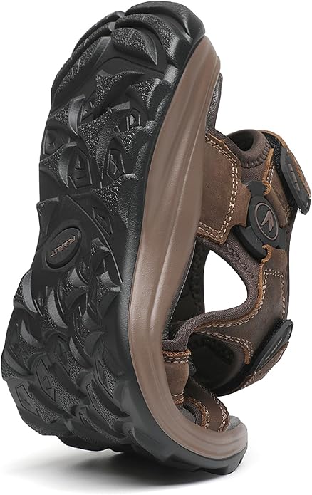 FLARUT Men's Sport Sandals Outdoor Hiking Sandal Open Toe Walking Sandals for Summer Beach Water Shoes