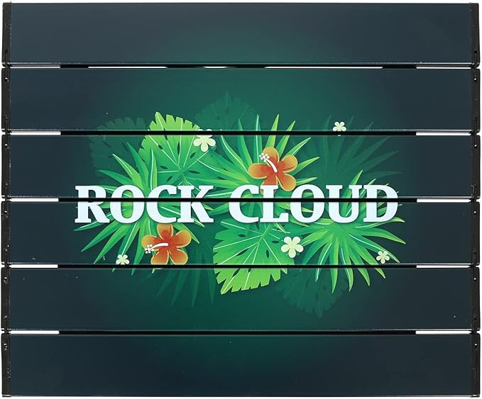 ROCK CLOUD Portable Camping Table Ultralight Aluminum Camp Table with Storage Bag Folding Beach Table for Camping Hiking Backpacking Outdoor Picnic, Limited Edition Tabletop