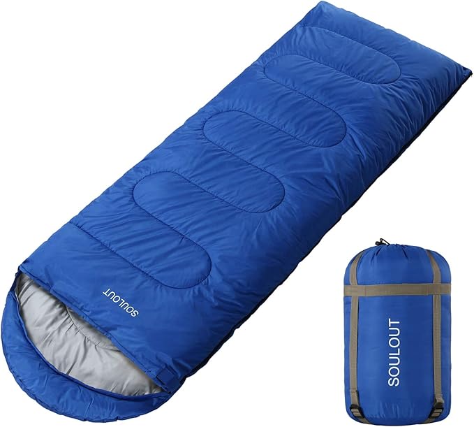 Sleeping Bag,3-4 Seasons Warm Cold Weather Lightweight, Portable, Waterproof Compression Sack Adults & Kids - Indoor & Outdoor Activities: Traveling, Camping, Backpacking, Hiking