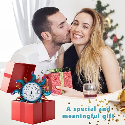 Large Outdoor Thermometer, 23" Metal Indoor Wall Thermometer, Colorful Sun-Shape Outside Thermometer for Patio Home Room Decor