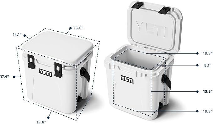 YETI Roadie 24 2.0 Hard Cooler with DoubleDuty Shoulder Strap and Drain Plug