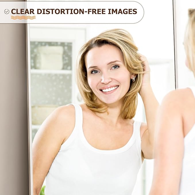 41"x81" Extra Large Arched Full Length Mirror - Leaning Mirror Arch Wall-Mounted Mirrors - Aluminum Alloy Frame Modern Simple Home Decor - for Living Room Bedroom Cloakroom