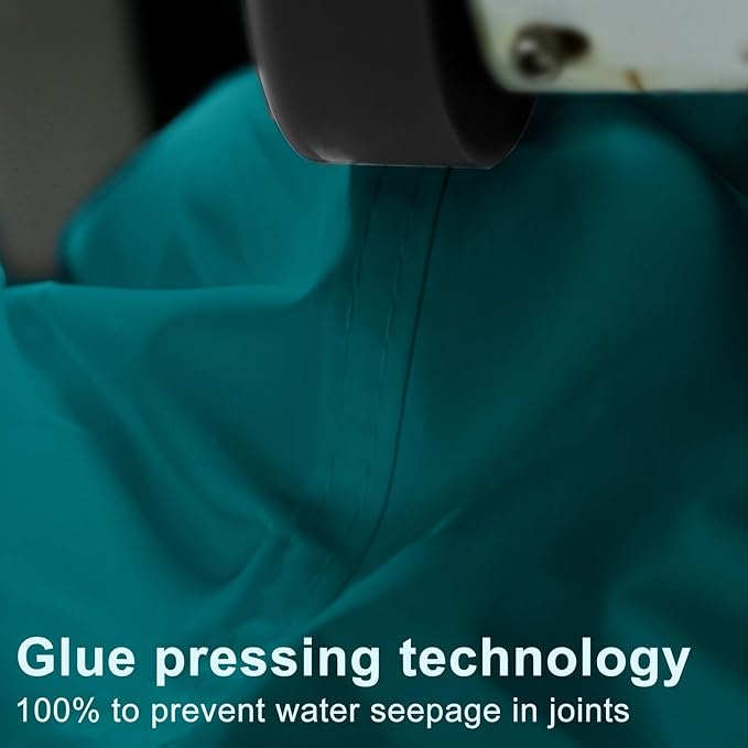 LOVE STORY Waterproof 16'x16'x16' Triangle Turquoise Blue Sun Shade Sail Cannoy UV Resistant for Outdoor Patio Garden Backyard (We Make Custom Size)