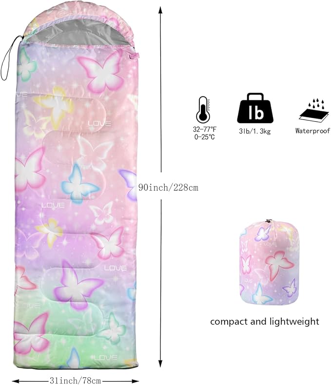 Teen Girls,Womens,Kids,Boys,Adult Sleeping Bag