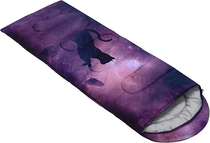 QOOMO Camping Sleeping Bags,3 Season Warm & Cool Weather,Lightweight,Waterproof Sleeping Bags for Adults & Kids,Traveling,and Outdoors,Camping Gear Equipment